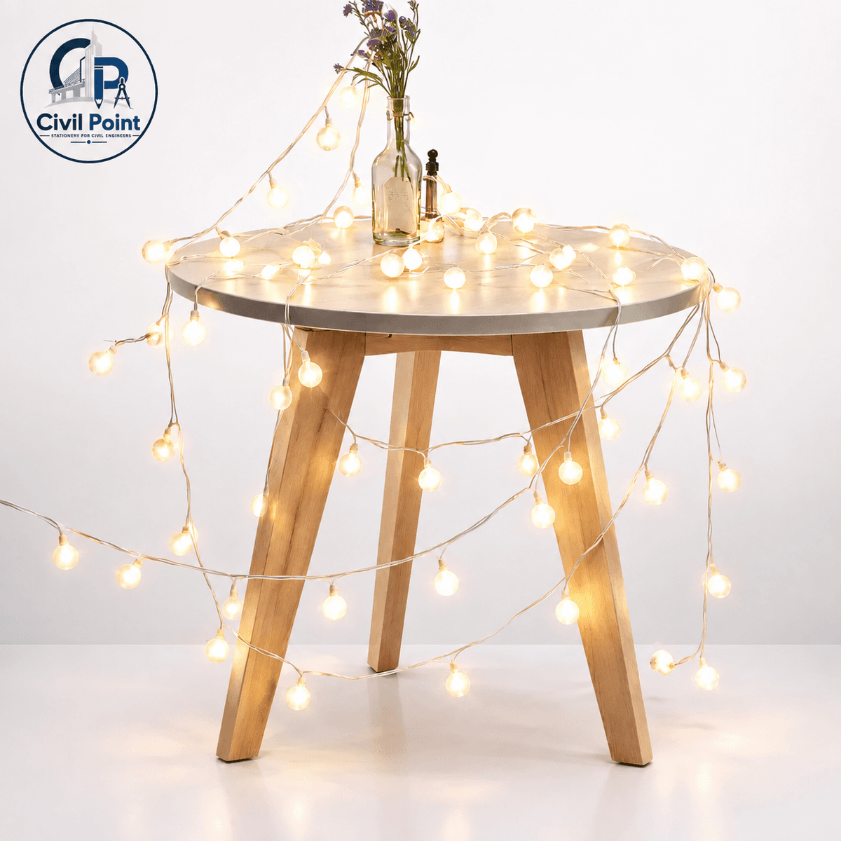 Snow shaped fairy light